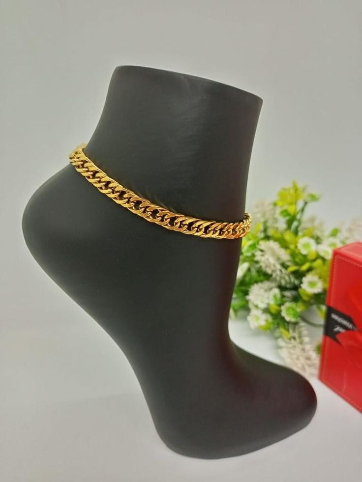 Metal Gold Anklet