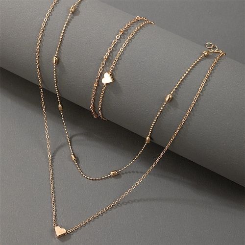 Gold women necklace